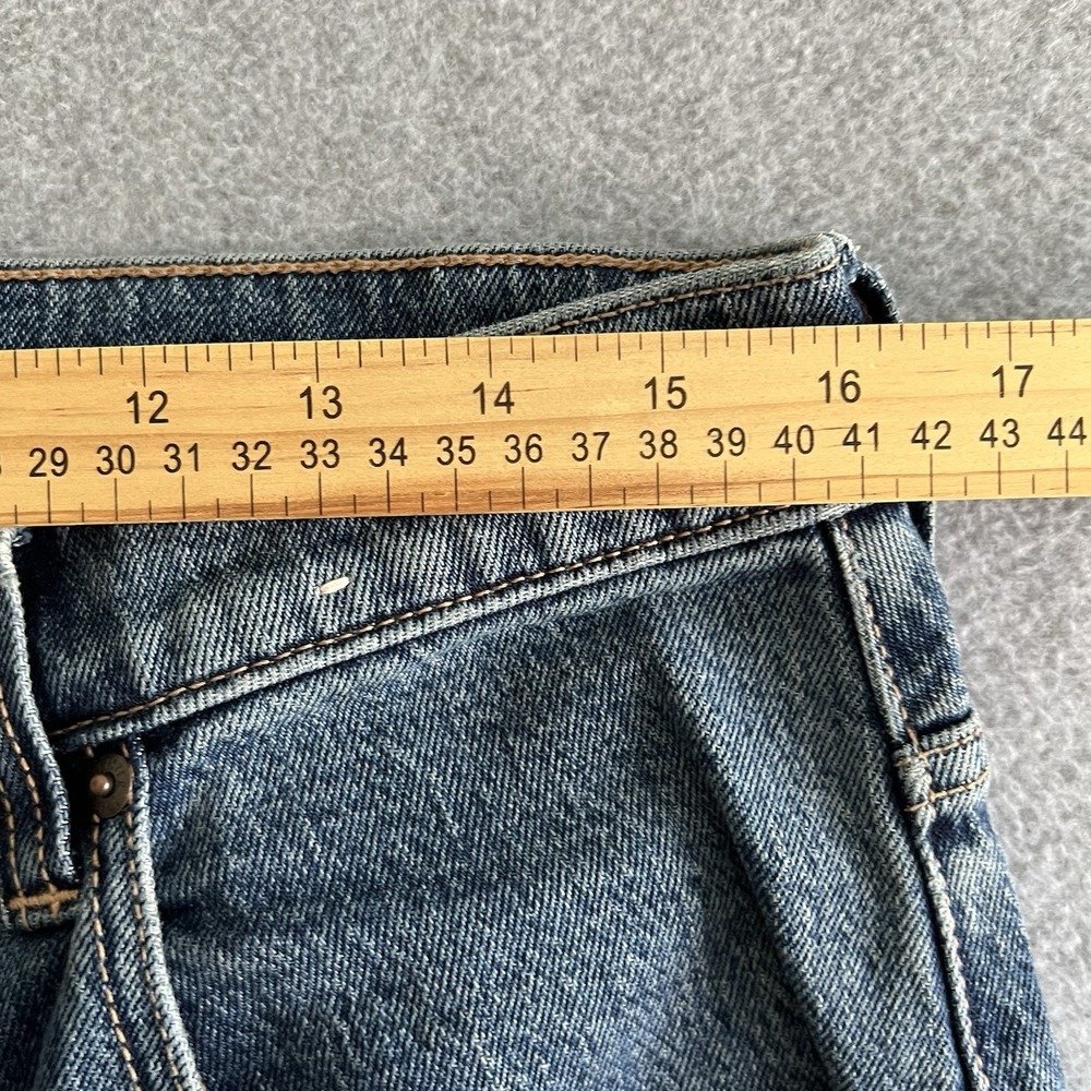 Hollister Y2K Denim Carpenter Shorts Mens 32 Distressed Vtg Baggy Jean Skater - Picture 6 of 12